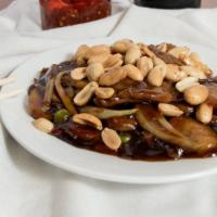 Kung Pao Beef · Spicy. Served With Peanut