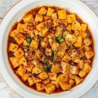 Mapo Tofu · Hot and spicy.