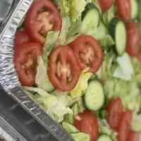 Dinner Salad · Lettuce, tomatoes and cucumbers.