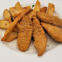 Kid'S Chicken Tenders · Fresh, house-made chicken tenders served with French fries
