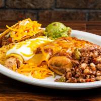 Chelino'S Special Mex. · Fan Favorites. One chicken enchilada with sour cream sauce, one cheese and onion enchilada w...