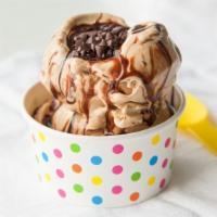 Java Chip · Coffee base with chocolate chips. Topped with chocolate chips and chocolate syrup. Vegan jav...