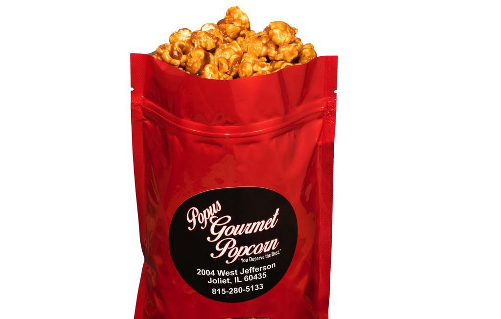 Caramel Popcorn With Walnuts · Our heavenly caramel popcorn and walnuts are mixed together to make a sweet and nutty treat that is great for any occasion.