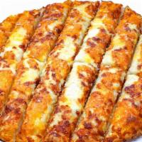 Extreme Cheese Bread · This bread is loaded with cheese! Double the mozzarella cheese, and double the parmesan! Ser...