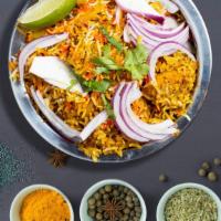 The Rice Of The Veg Biryani · Mixed fresh vegetables combined with paneer, green peas, butter, long grain basmati rice and...