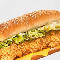 Crispy Chicken Sandwich · Crispy chicken , Cheese, Lettuce and mayo