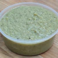 Cup Of Salsa · Eight ounces of our organic house-made salsa in a cup container with a lid. made using only ...