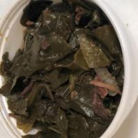 Homemade Collard Greens · Fresh collards, onions, garlic, and smoked turkey. A sure southern delight. Served with corn...