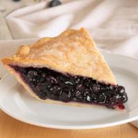Blueberry Double Crust · Delicious Michigan blueberries gently baked into a golden, hand-crimped pie crust.