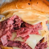 Perfect 10  · 8 oz corn beef, swiss cheese, thousand island served on onion roll.