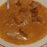 Lamb Korma · Lamb cooked with a blend of yogurt, and spices in onion sauce.