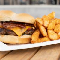 Bacon Theta Burger · An Oklahoma original reborn! Hickory smoked bacon, hickory theta sauce, mayo, pickles and sl...