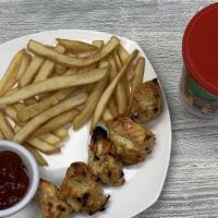 Grilled Bites (Chicken) · 1 skewer of grilled Chicken Tawook of your choice, comes with fries and a drink of your choice