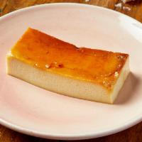 Flan · Mexican baked custard with orange and caramel.