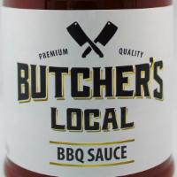 Butcher'S Local Bbq Sauce Bottle, 18Oz · Our finger licking homemade BBQ sauce in a 18oz bottle