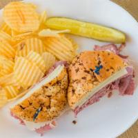 Corned Beef Sandwich · Piled high on your choice of bread.