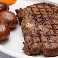 Porterhouse Steak · Gluten free. A thick, 24 ounce, bone-in combination of tenderloin and the flavorful strip, c...