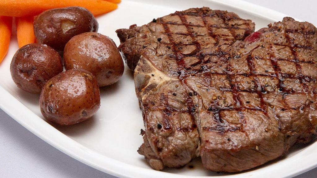 Porterhouse Steak · Gluten free. A thick, 24 ounce, bone-in combination of tenderloin and the flavorful strip, cut from the rear of the short loin.