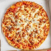 Meatfest (14 Inches Round - 10 Slices) · Includes mozzarella cheese, ham, margarita pepperoni, ground beef,,, bacon and Italian sausa...