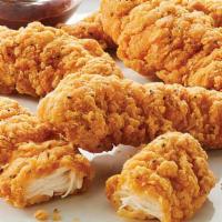 Tenders (10 Piece) · 10 all breast tenders fried to a golden brown, ready to be shaken in the bag with your choic...