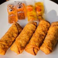 Chicken Egg Roll (1) · Chicken, cabbage wrapped in wheat flour skin