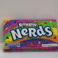 Rainbow Nerds · Tiny, tangy, crunchy candy, NERDS are delicious little characters small and peculiarly shape...