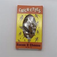 Crickettes Bacon & Cheese · Are you going buggy for a salty snack? Why not try the other green meat? Crick-Ettes are rea...