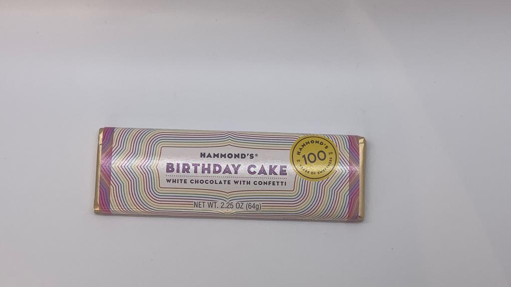 Hammond’S Birthday Cake · Hammond's Chocolate Bars are delicious treats that you're going to love!