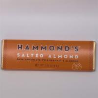 Hammond’S Salted Almond · This unique and delicious chocolate bar features rich dark chocolate with salted almonds for...