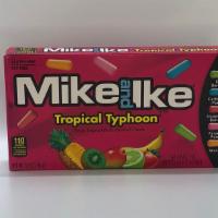 Mike And Ike Tropical Typhoon · MIKE AND IKE® TROPICAL TYPHOON® is jam-packed with five tropical FRUCHEWY® flavored candies ...