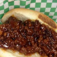 The Kiply Dog · Is it a sloppy joe or is it a hot dog? Yes! We start with a Mug dog and add a scoop of Aunt ...