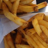 Fresh-Cut Fries · We cut our potatoes by hand every day. Then we use lard from Tyner Pond Farm and our own top...
