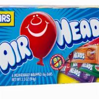 Airheads 6 Bars Assorted Flavor (3.3 Oz) · Kosher : Yes Each theater box contains individually wrapped AirHeads flavor favorites of blu...