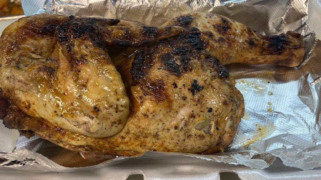 1/2 Smoked Chicken (Dinner) · w/2 sides