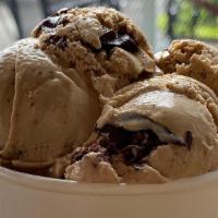 Three Scoops · Three scoops of ice cream (can choose three flavors) in a cup with lid