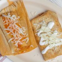 Homemade Pork Tamale · Individual Tamale, mild or spicy.