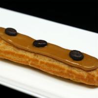 Eclair Coffee · A great classic of the French patisserie, our eclairs are made from choux pastry, filled wit...