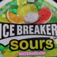 Icebreakers Sours Watermelon, Green Apple, Tangerine  · 
