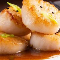 Japanese Teriyaki Scallop · fresh, made to order —— scallop teriyaki :) 
**Consuming raw or undercooked meats, poultry, ...