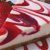 Strawberry Swirl Cheesecake  · This Strawberry Swirl Cheesecake features a creamy cheesecake on a graham cracker crust topp...