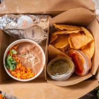 Taco Pronto Box. · An individual grab & go style meal! Includes your choice of 2 tacos with a side of Mexican r...
