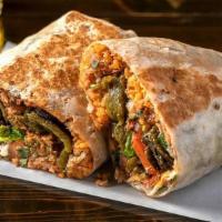 Poblano Burrito · Roasted poblano peppers