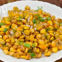 Chilli Pepper Corn · Chef's special. Deep-fried baby corn sauteed with bell pepper and chillies.