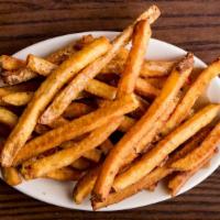 Salt & Pepper Fries · Hand-cut fries tossed in salt & pepper served with house ketchup