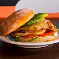 #3 Grilled Chicken · Grilled Chicken, Arugula, Tomato, Avocado, Fontina, Dijonnaise

These items are cooked to or...