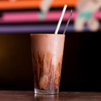 Chocolate Shake · Hand-spun chocolate ice cream with Hersey's Syrup