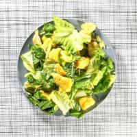 Caesar Salad · New. Romaine lettuce, tomato, Parmesan cheese, croutons.