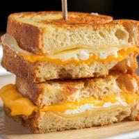 Grilled Cheese · American, provolone & goat cheese, butter, grilled toast.