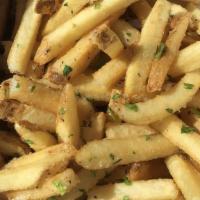 Salt & Pepper Fries · Hot and crispy fries tossed in the perfect duo of salt and pepper.