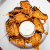 Buffalo Wings · Each size served with a side of ranch sauce.